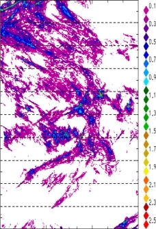 zonal avg rainfall rate 115-78W