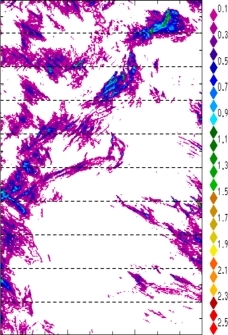 zonal avg rainfall rate 115-78W