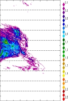 zonal avg rainfall rate 115-78W