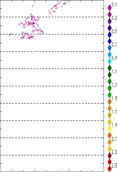 zonal avg rainfall rate 115-78W