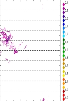 zonal avg rainfall rate 115-78W