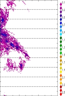 zonal avg rainfall rate 115-78W
