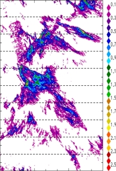 zonal avg rainfall rate 115-78W
