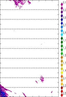zonal avg rainfall rate 115-78W