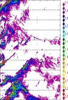 zonal avg rainfall rate 115-78W
