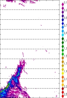 zonal avg rainfall rate 115-78W